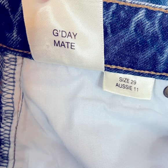 ROLLA'S Kate Baggy Mid Rise Wide Leg Blue Jeans Womens Size 29 New With Tags - Picture 13 of 15